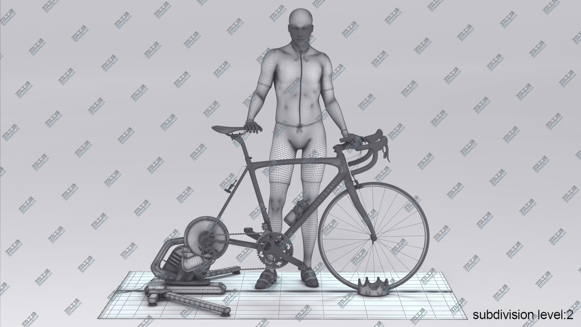 images/goods_img/20210313/3D model Indoor Bike Trainer Animated HQ 001/4.jpg